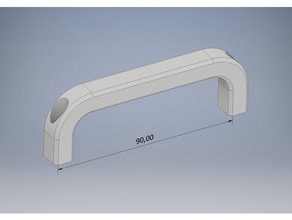 handle 80mm household 3d print model - Mito3D
