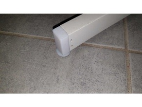 patin ventilateur avec per age pour mettre un tampon skid fan replacement parts 3d print model - Mito3D