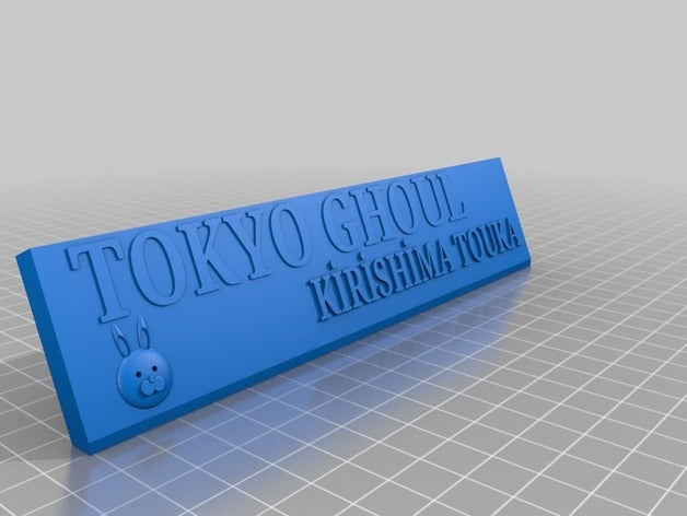 tokyo ghoul kirishima touka coniglio maschera La stampa 3d 3D print model - Mito3D