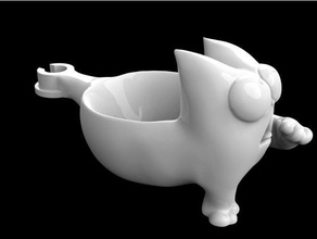cat dripping catcher 3d printing bottle cap soap 3d print model - Mito3D