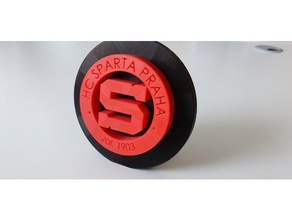 hc sparta praha pièces et badges collection de hockey prague 3d print model - Mito3D