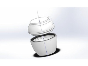 baharat kavanozu o-ring conta mutfak ve yemek tuz mahzeni 3d print model - Mito3D