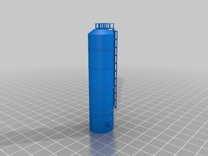 n scale corn syrup tank buildings & structures 3d print model - Mito3D
