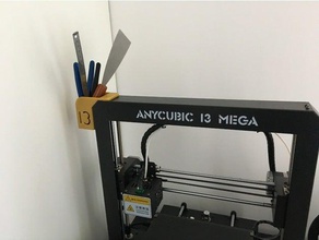 tool support anycubic i3 mega organization holder 3d print model - Mito3D