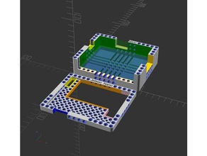 jetson nano de lego technic recinto la electrónica carcasa alojamiento compatible nvidia pela 3d print model - Mito3D