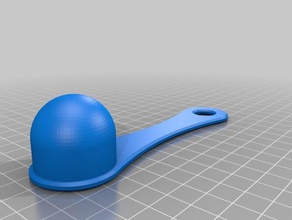 6 grams bcaa protein spoon 6grams customized measuring weight weightliftings 3d print model - Mito3D