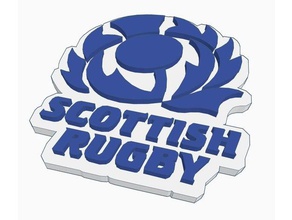 scotland national rugby union team logo sport & outdoors japanese japan world cup 3d print model - Mito3D