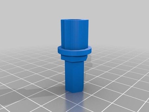 kitchenaid pasta hex shaft kitchen & dining repair part replacement 3d print model - Mito3D