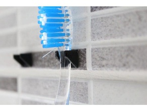 minimaliste brosses à dents la salle de bains bagno bao casa cepillo dientes le titulaire ménage portacepillos portaspazzolino simple élégant spazzolino brosse porte-brosse 3d print model - Mito3D