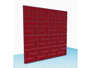 dnd stamps floor tiles ecaroth remix 3d printing miniature game paint stamp tabletop 3d print model - Mito3D