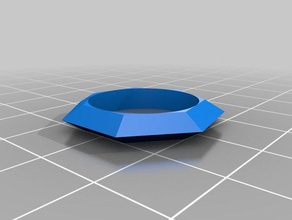 polygonal ring rings 3d print model - Mito3D