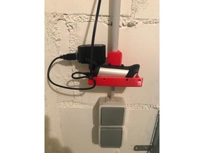 busch muller ixon bisiklet duvar şarj cihazı spor ve açık hava serseri ön ışık mueller güç kaynağı 3d print model - Mito3D