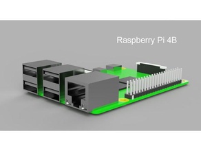 raspberry pi 4b hobby Himbeere pi4b rpi4 rpi4b 3d print model - Mito3D