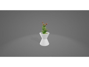 duplo cone vaso decoração a decorativos secretária de brinquedo flores o flor vasos da casa prenta dupla xl prateleira suculenta titular pote mesa 3d print model - Mito3D