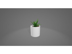 semplice vaso arredamento di fiori vasi minimo il minimalismo minimalista piantare in pot stampa i modalità 3d print model - Mito3D