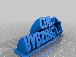 cdb vybzing office customized 3d print model - Mito3D
