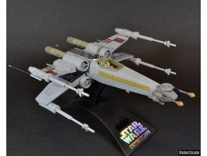 t-65br x-wing - reconnaissance 1 270 games empire rebel alliance recon rogue squadron star wars legends tie fighter comics miniatures 3d print model - Mito3D