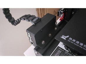 ender 3 monté sur le côté pi cas Imprimante 3d accessoires pro mise à niveau gauche de montage octoprint mont rasbperry raspberry camera remix câble ruban serre-câble montagne 3d print model - Mito3D
