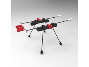 la charge utile de plateforme dji phantom 4 pro drone l'électronique plate-forme thurbolt 3d print model - Mito3D