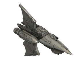 eldar frigate 2 toys & games battlefleet gothic bfg 3d print model - Mito3D