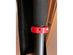 abrazadera 36mm 14 36 mm accesorios gopro monte para palo rosca tripie 3d print model - Mito3D