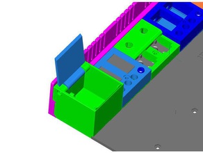 modulare breadboard kit v2 - piccola scatola coperchio del modulo di passaggio file l'elettronica box passo 3d print model - Mito3D