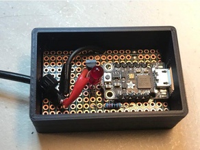 gingillo m0 beacon cw caso l'elettronica adafruit radio amatoriale arduino ham 3d print model - Mito3D