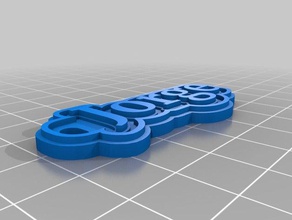 jorge keychain keychains customized 3d print model - Mito3D