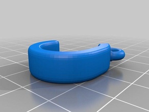 bicycle bag clip 3d print model - Mito3D