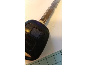 key button car remote door opener replacement parts 3d print model - Mito3D