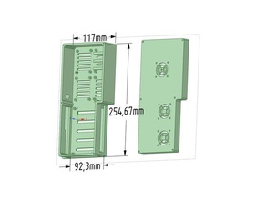 flsun cubo skr v13 box + mosfets rgb pcb Impressora 3d de peças flsun3d 3d print model - Mito3D
