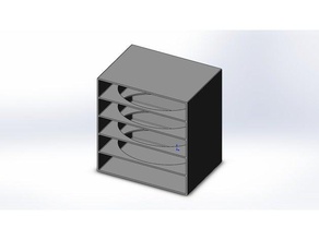 peças de tabuleiro gavetas redux porta-ferramentas & caixas 3d print model - Mito3D