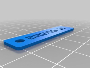 bregs 2019 keychains customized 3d print model - Mito3D