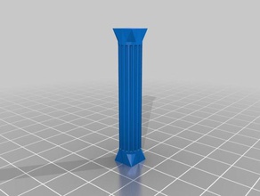 la colonne bâtiments et structures de l'architecture à l'échelle ho n échelle 3d print model - Mito3D