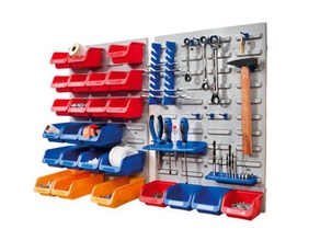 kaufland lidl wall organizer boxes tool holders & 3d print model - Mito3D