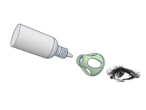 Augentropfen helfen Bad Auge 3d print model - Mito3D