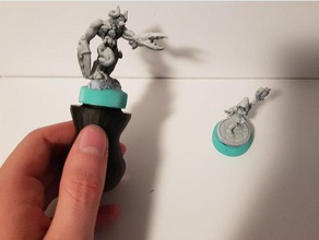 el tapón de la botella mini pintura manejar pequeños hobby cap no molestar dnd miniatura dungeons dragons manija en pco 1881 rápido swap wargaming warhammer 3d print model - Mito3D
