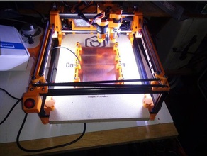 ant compact pcb maker led light add-on 3d printers cnc 3d print model - Mito3D