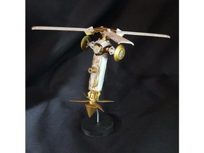final fantasy xiv rook Turm Skulpturen autoturret ff14 ffxiv Maschinist Revolver 3d print model - Mito3D