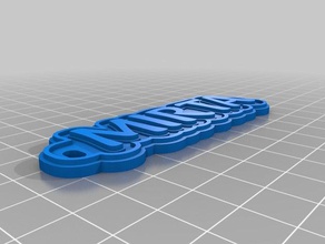 mirta llaveros personalizado 3d print model - Mito3D