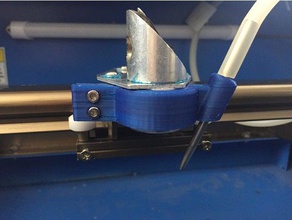 soporte cabezal tobera aire l ser k40 partes laser 3d print model - Mito3D