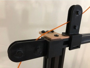 filamentos de dupla roda pully Impressora 3d acessórios filamento 3d print model - Mito3D