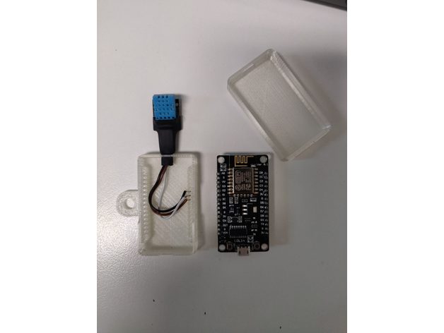 montable en rack nodemcu v3 cas de l'électronique le bricolage esp8266 serveur 3D print model - Mito3D