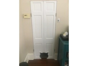 kedi kafa kapısı evcil hayvan cat kapı kafası kumu pet 3d print model - Mito3D