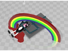 mickey mousetrapp arco-íris é nsfw esculturas 3d print model - Mito3D