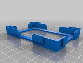 my customized parametric interlocking card tray system toy & game accessories 3d print model - Mito3D