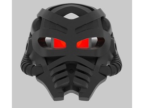 grand masque de vieillissement makuta variante jouets mécaniques bionicle mal kanohi lego compatible 3d print model - Mito3D