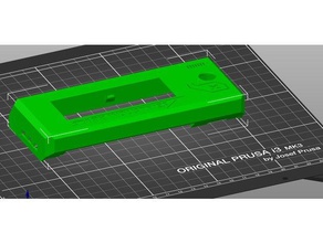 stark industries lcd cover prusa i3 3d printer parts faceplate ironman case display original mk3 3d print model - Mito3D