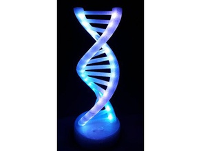 led dna modeli - sarmal lamba dekor arduino ardunio nano biyoloji dekoratif şerit uzaktan kumanda 3d print model - Mito3D