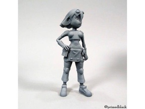 molly eva ban star racers people 75mm anime character figure girl fanart minifigure oban obanstarracers 3d print model - Mito3D